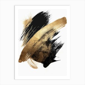 Abstract Brush Strokes Canvas Art Art Print