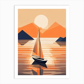 Boat Meditation Art Print