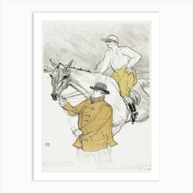 The Jockey Going To The Post (1899), Henri de Toulouse-Lautrec Art Print