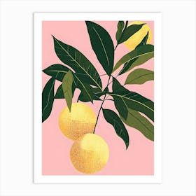 Juicing Lemons Art Print