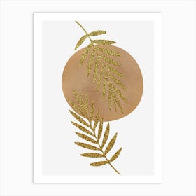 Gold Leaf 5 Art Print