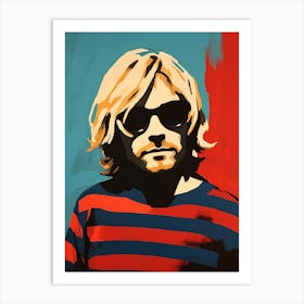 Kurt Pop Art Art Print