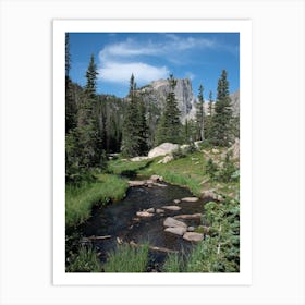 Mountain Stream - Mountain Stream Stock Videos & Royalty-Free Footage Art Print