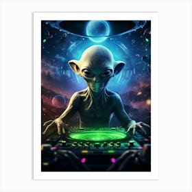 Gray Alien 04 Art Print