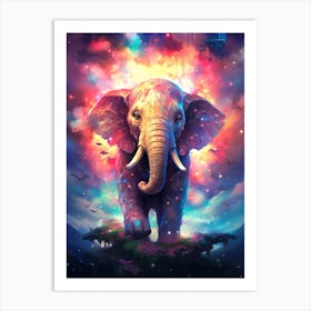 Elephant In The Sky 2 Art Print