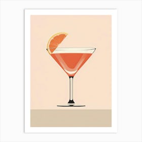 Illustration Paloma Floral Infusion Cocktail 4 Art Print