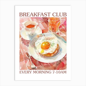 Breakfast Club Eggs Benedict 4 Art Print