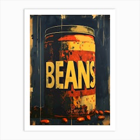 Beans Canvas Print Art Print