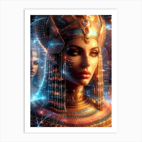 Cleopatra Portrait Artwork 27 Art Print