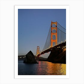 Golden Gate Reflection Art Print