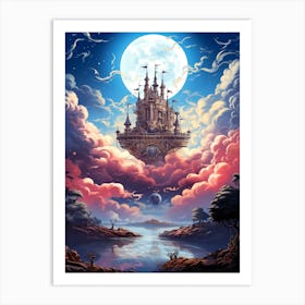 Castle In The Sky 4 Art Print