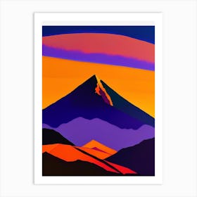 Mountain Sunrise Dusk Art Print