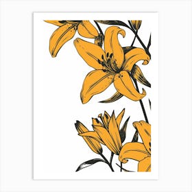 Yellow Lily 5 Art Print