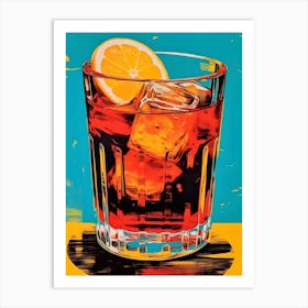 Glass Of Tequila Art Print