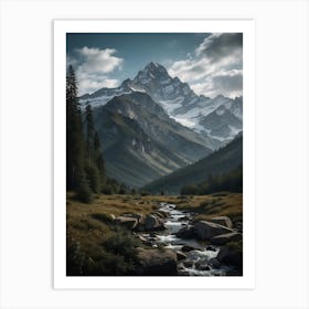 Mountain Stream Art Print