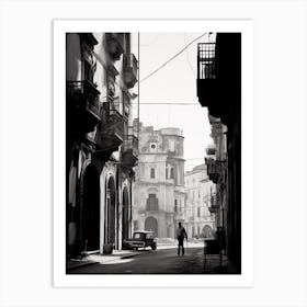 Naples Italy Black And White Analogue Photography 3 Art Print