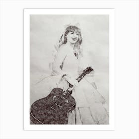 Taylor Swift 4 Art Print