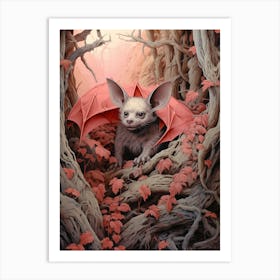 Lesser Horseshoe Bat 2 Art Print