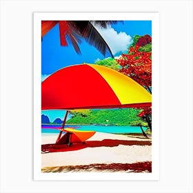 Koh Yao Noi Thailand Pop Art Photography Tropical Destination Art Print