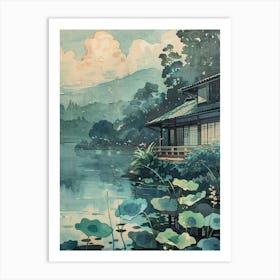 Yamanouchi Japan 1 Retro Illustration Art Print