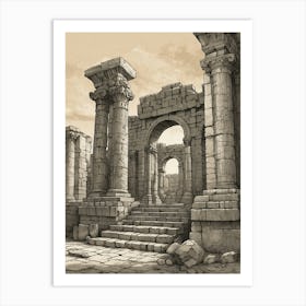 Roman Ruins Art Print