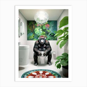 Chill Gorilla Art Print