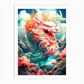 Dragon In The Sky 9 Art Print