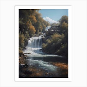 Waterfall 3 Art Print