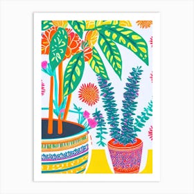 Bear’S Paw Succulent Eclectic Boho Art Print