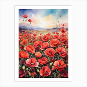 Poppies 1 Art Print