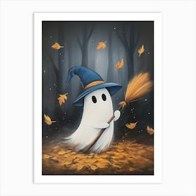 Ghost In The Woods 24 Art Print