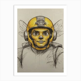 Bee Man Art Print