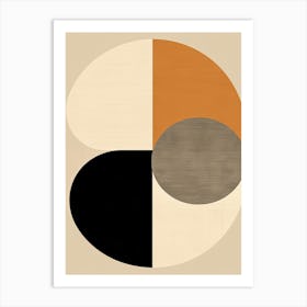 Whimsical Bauhaus Whirlwind Art Print