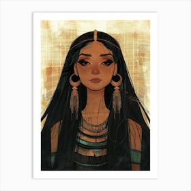 Egyptian Princess Art Print