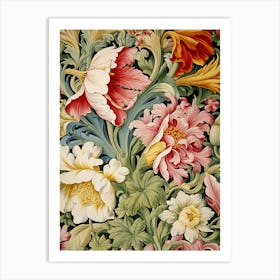 Floral Wallpaper 30 Art Print