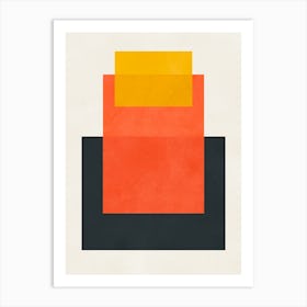 Modern geometry 4 Art Print