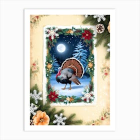 William Morris Turkey In The Snow 1 Art Print