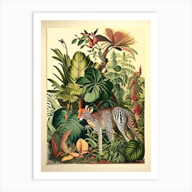 Wild Safari Botanicals 12  Art Print
