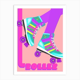 Roller Art Print