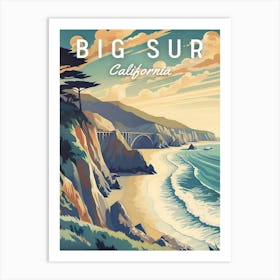 Big Sur Travel Art Print