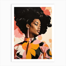 Afro Girl 2 Art Print