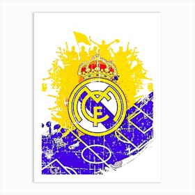 logo real madrid Art Print