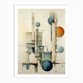 Abstract Guidance | Retro Sci-Fi Sketch Art Print