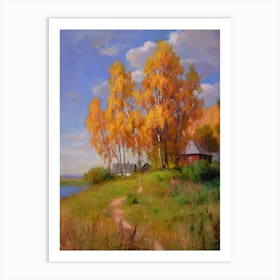 Autumn In The Countryside Art Print