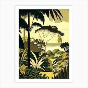 Barbados Rousseau Inspired Tropical Destination Art Print