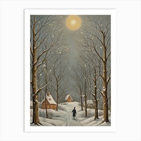 A Winter's Serenade Art Print