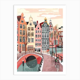 Amsterdam Canals Art Print