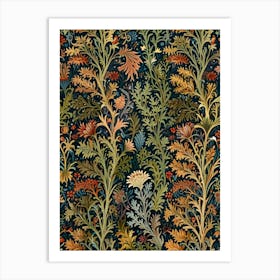 William Morris Floral Pattern 5 Art Print