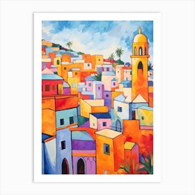 Casablanca Morocco 2 Fauvist Painting Art Print