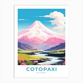 Ecuador Cotopaxi Travel Art Print